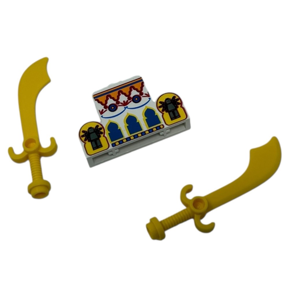 Lego Vintage Adventurers Orient #7411 Tygurah's Roar REPLACEMENT PARTS Swords - Picture 1 of 4